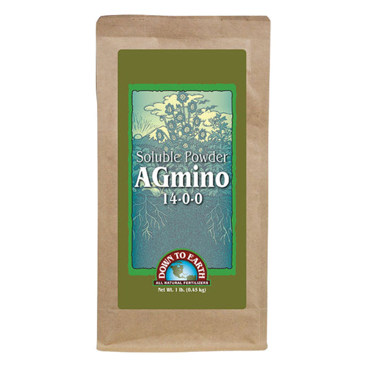 Down To Earth Soluble Amino Powder 14 - 0 - 0 Nitrogen Fertilizer 1 lb